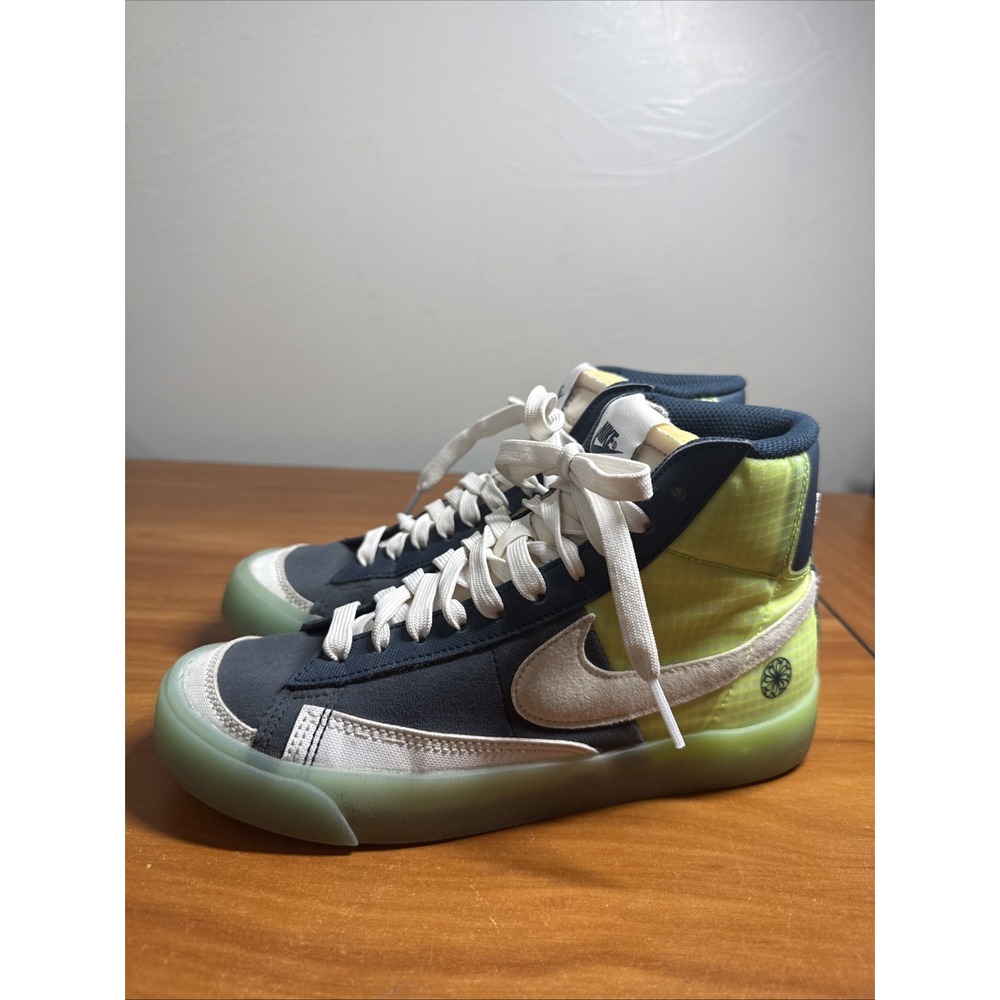 Nike Shoes Youth 4.5 Blue Green Blazer Mid 77' GS Move To Zero DO2699-400